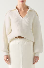 LK Bennett Polly Oversize Rib Top