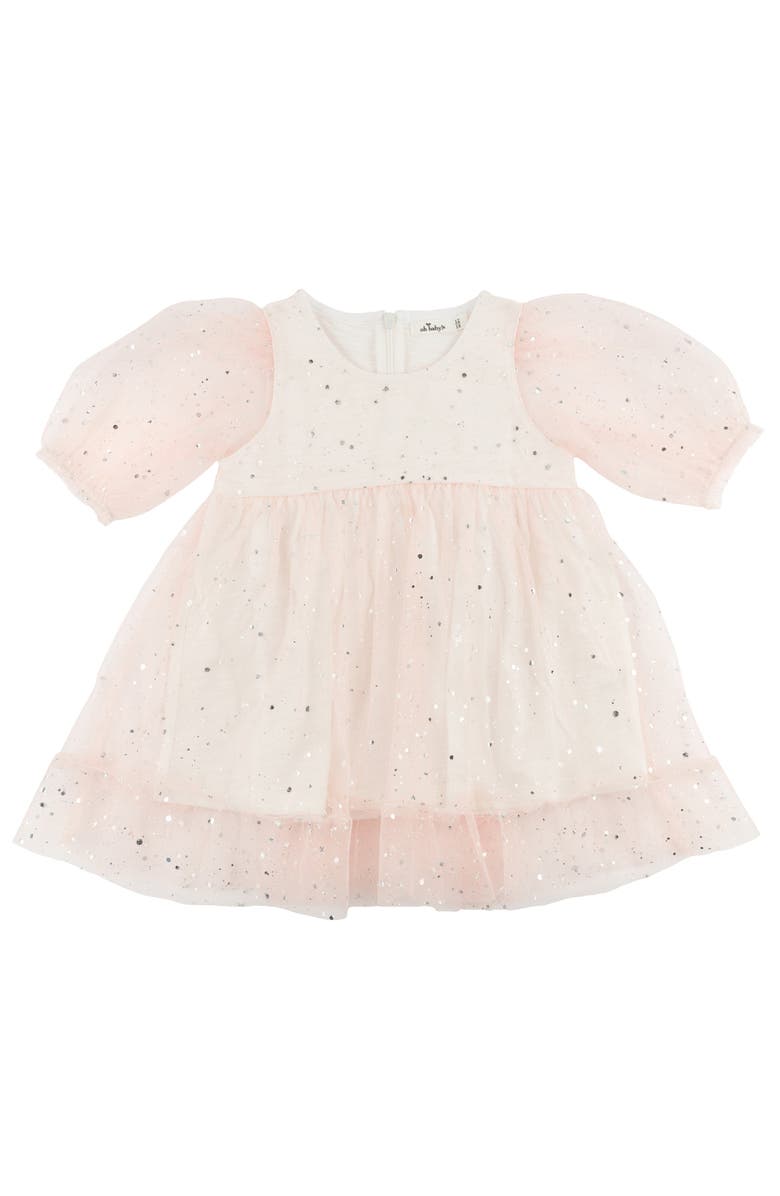 oh baby! Josephine Silver-Fleck Dress, Main, color, Pale Pink
