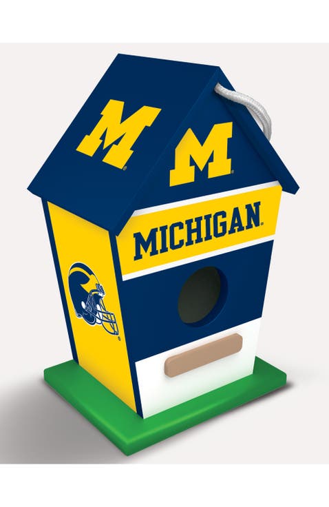 Michigan Wolverines Birdhouse