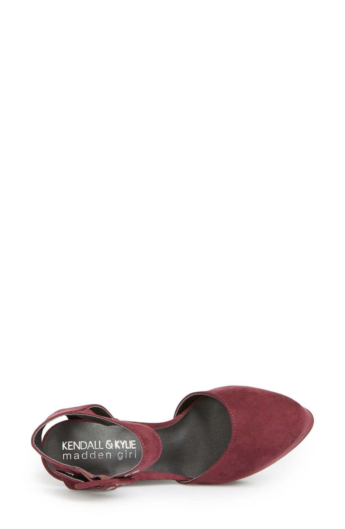 KENDALL + KYLIE Madden Girl 'Whimsey' Platform Sandal, Alternate, color, BURGUNDY