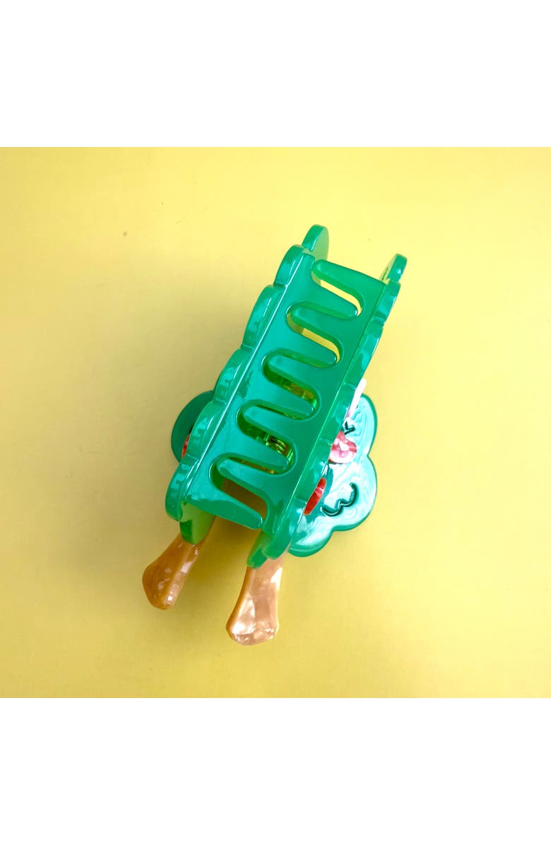 Centinelle Tree Hair Claw, Alternate, color, Green