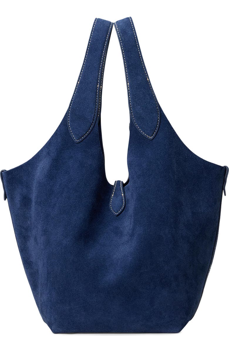 Polo Ralph Lauren Medium Polo Play Suede Tote, Alternate, color,