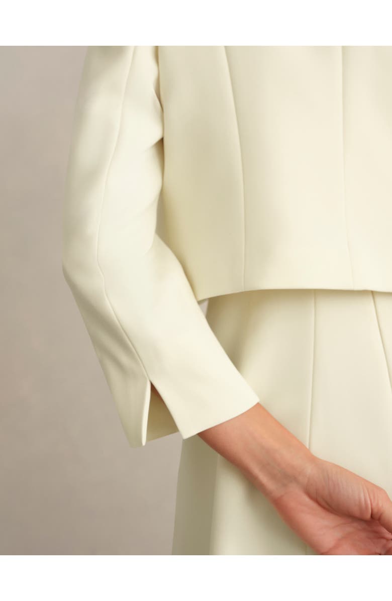HOBBS LONDON Eliana Jacket, Alternate, color, Pale Yellow