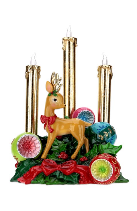 Lighted 3Tier Christmas Candle