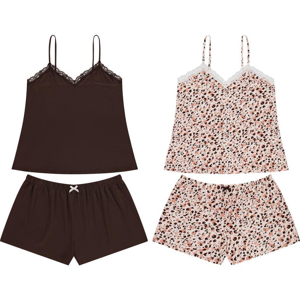 Flora By Flora Nikrooz Lotus Camisole & Shorts Pajamas In Multi