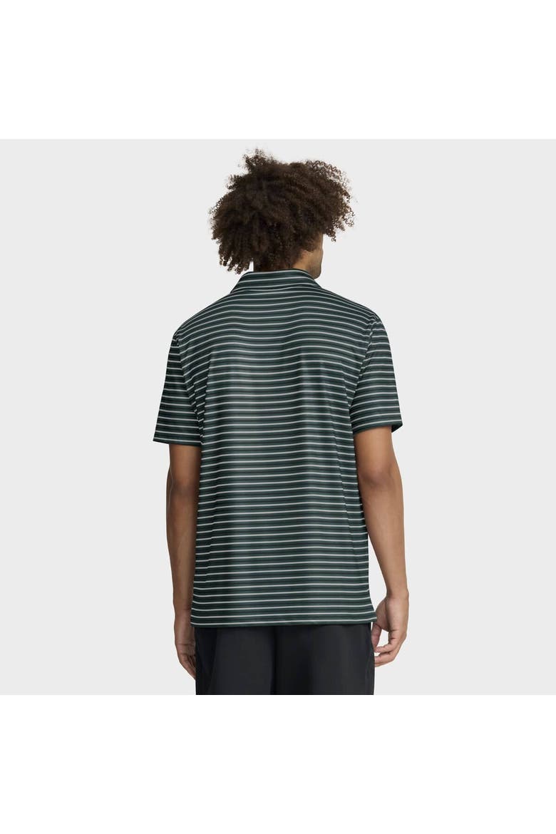 Men's Nike Green Michigan State Spartans 2025 Coaches Premium Tour Stripe Dri-FIT Polo, Alternate, color, Green