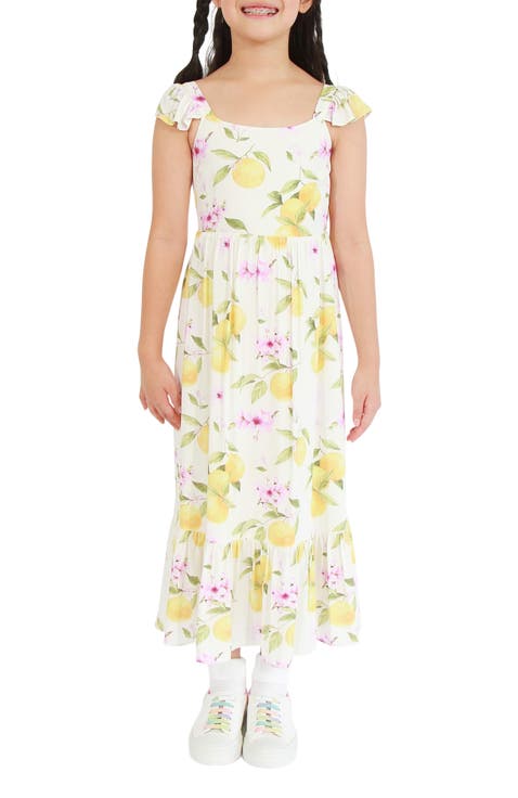 Sunset Sakura Maxi Dress