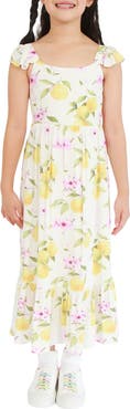 Belle & Bloom Sunset Sakura Maxi Dress