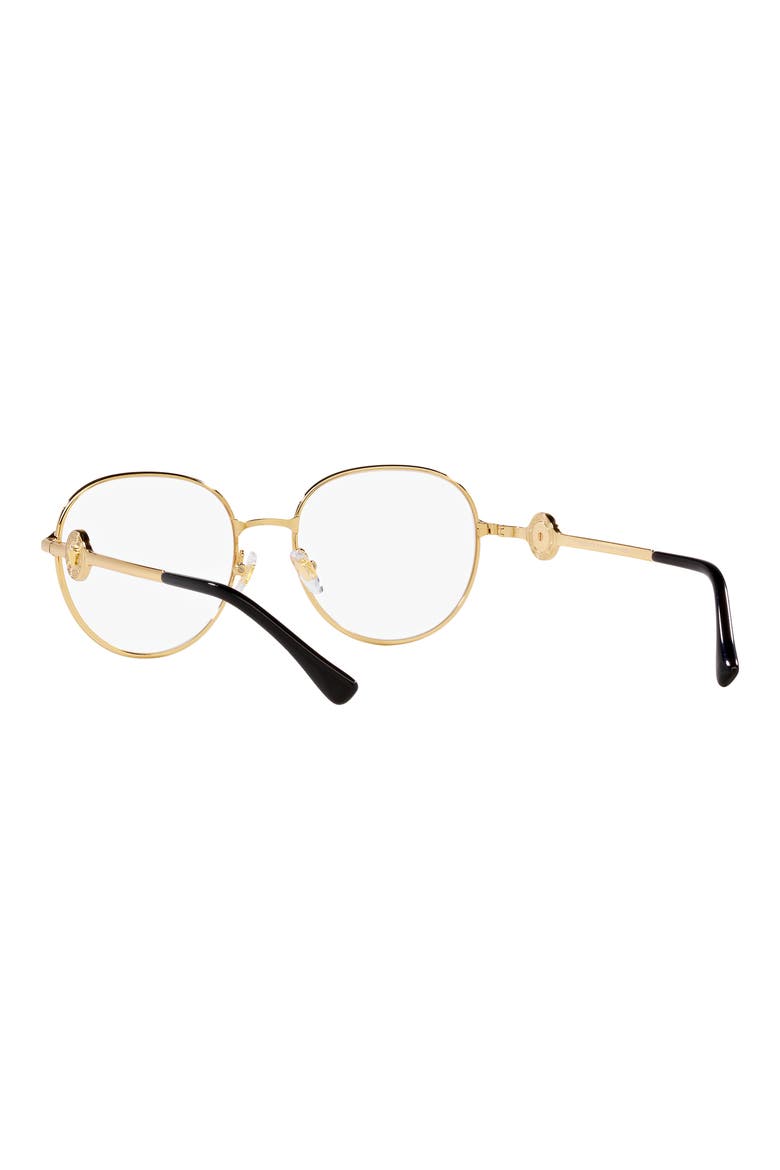 54mm Round Optical Glasses, Alternate, color, GOLD