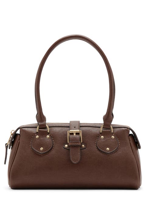 Balboa Faux Leather Shoulder Bag
