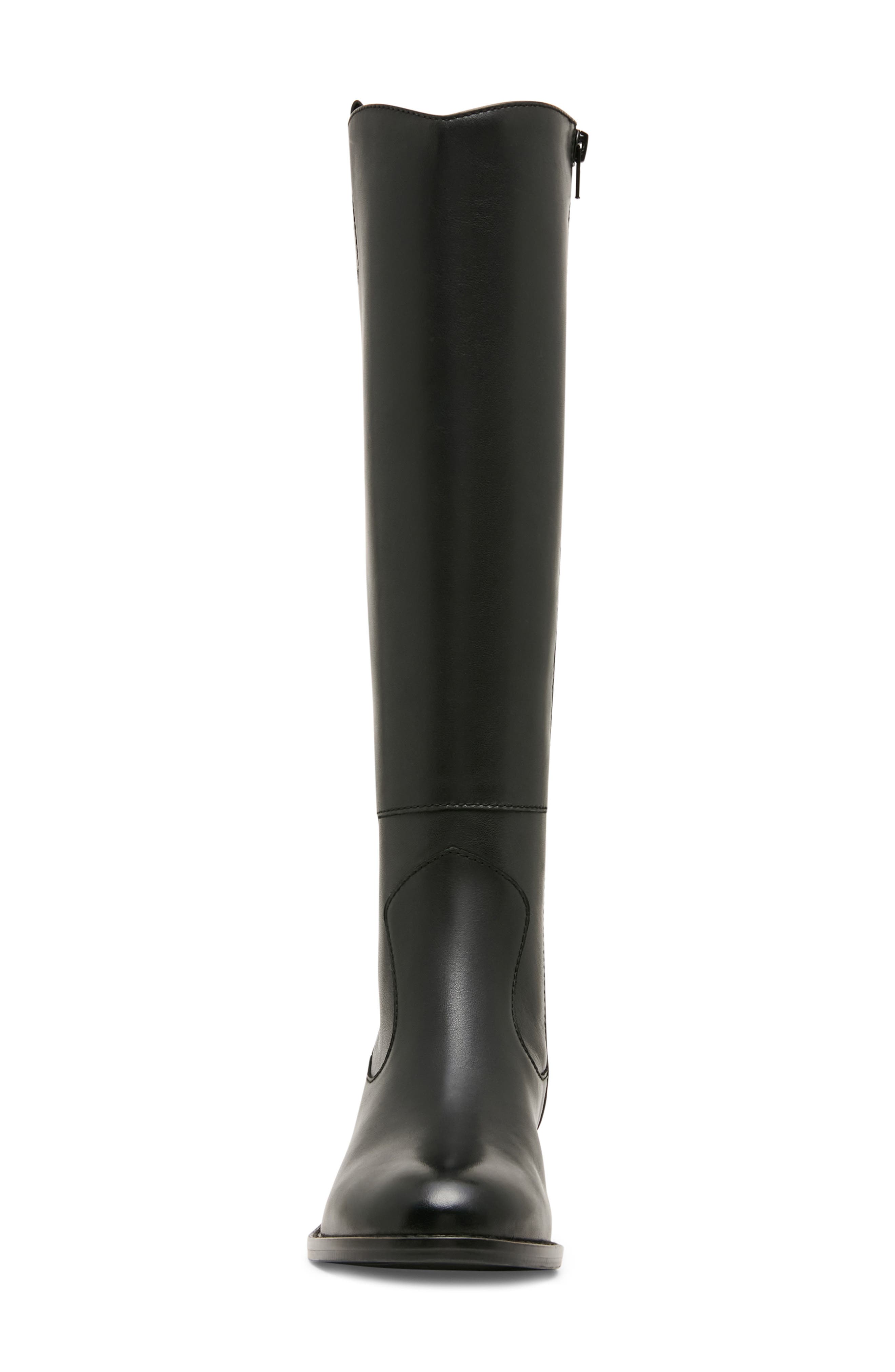 Carolena Waterproof Knee High Boot, Alternate, color, BLACK LEATHER