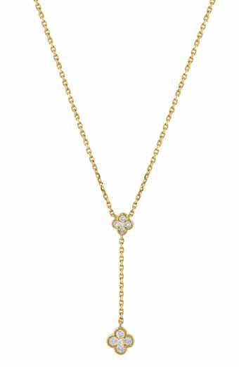 EFFY Diamond Clover Y-Necklace