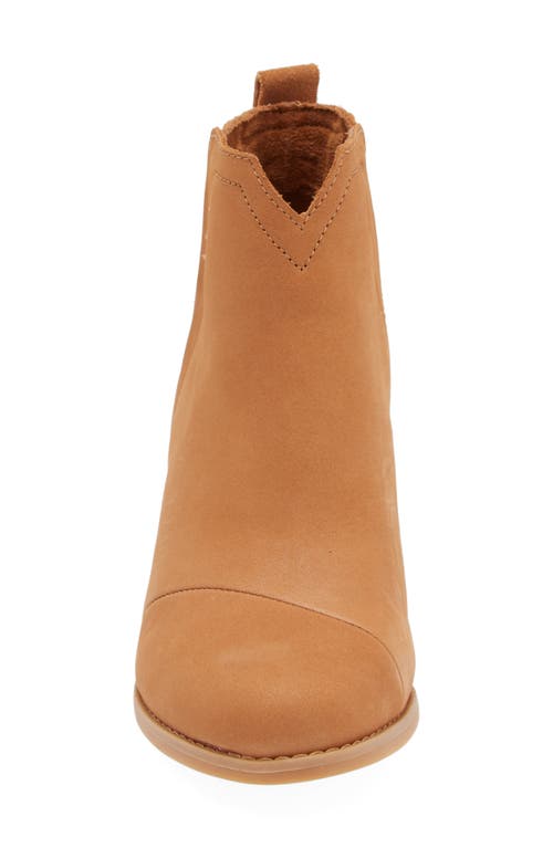 Toms Clare Wedge Bootie In Tan