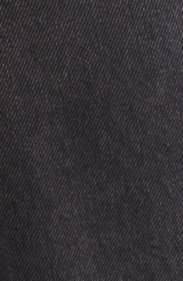 Topshop Washed Mom Jeans, Alternate, color, Black