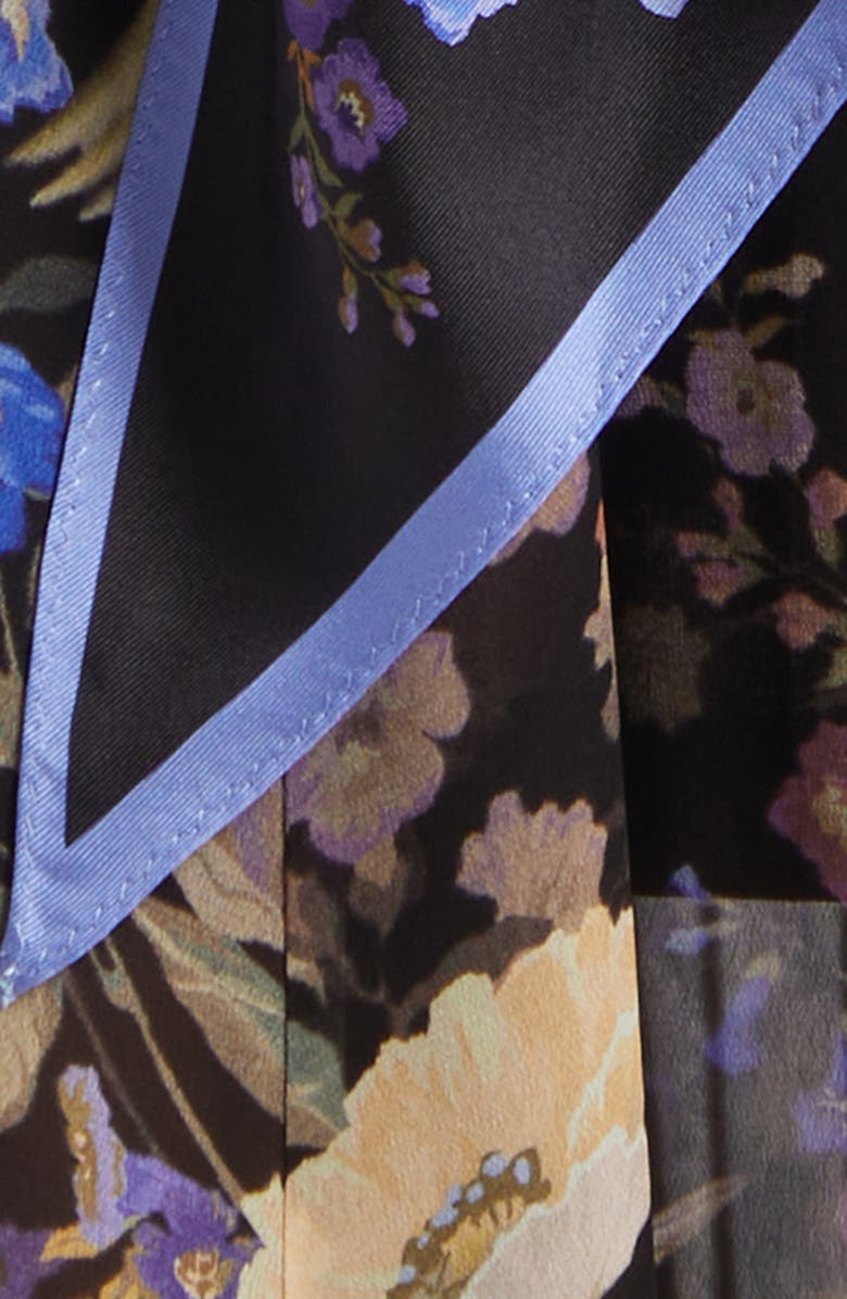 Zimmermann Luna Long Sleeve Maxi Dress, Alternate, color, Black Multi Floral