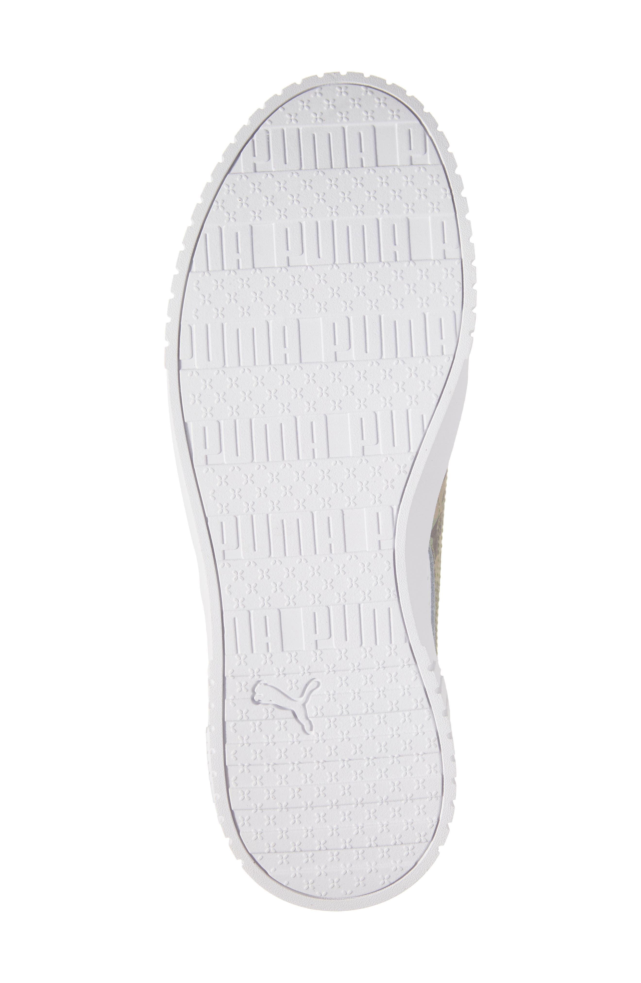 PUMA Crew 2.0 Camo Sneaker, Alternate, color, Puma White-Covert Green