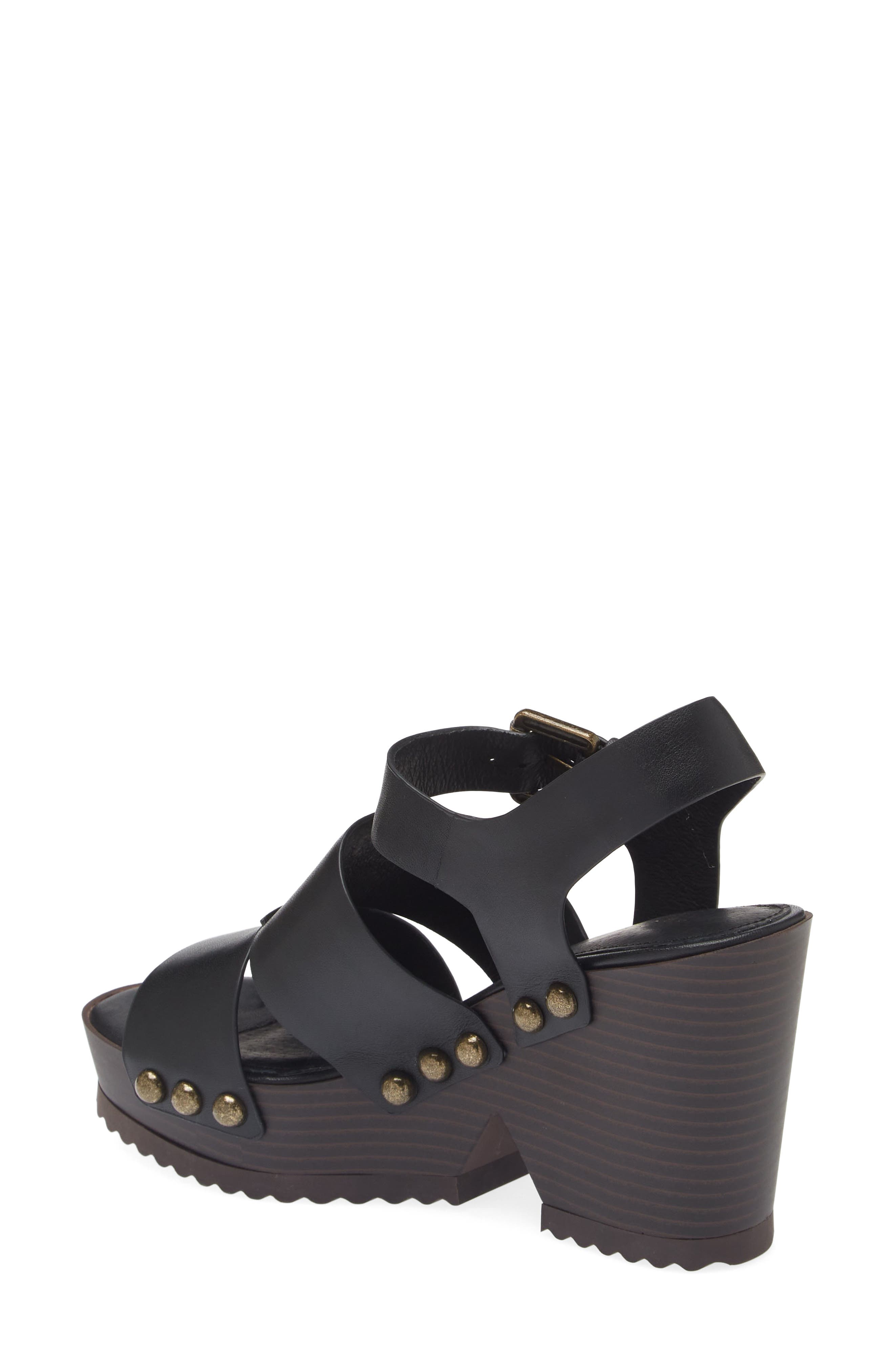 Cecelia New York Artsy Stud Platform Wedge Sandal, Alternate, color, 
