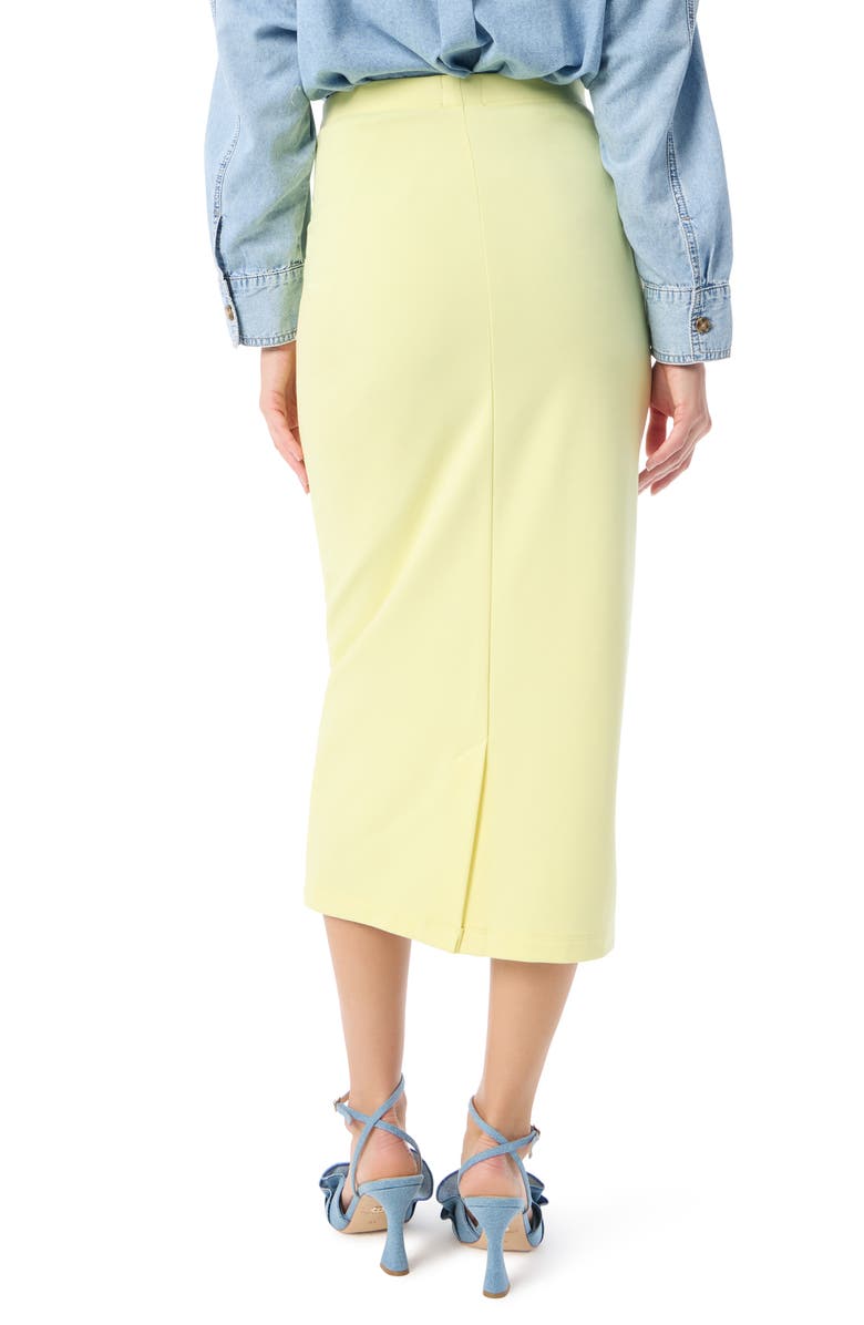 Dee Ocleppo Poppy Midi Pencil Skirt, Alternate, color, Yellow Pear