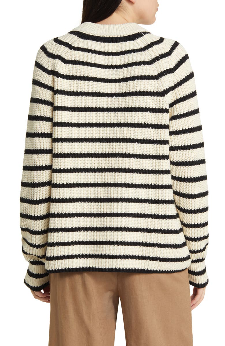 Alex Mill Amalie Stripe Cotton & Cashmere Sweater, Alternate, color, 