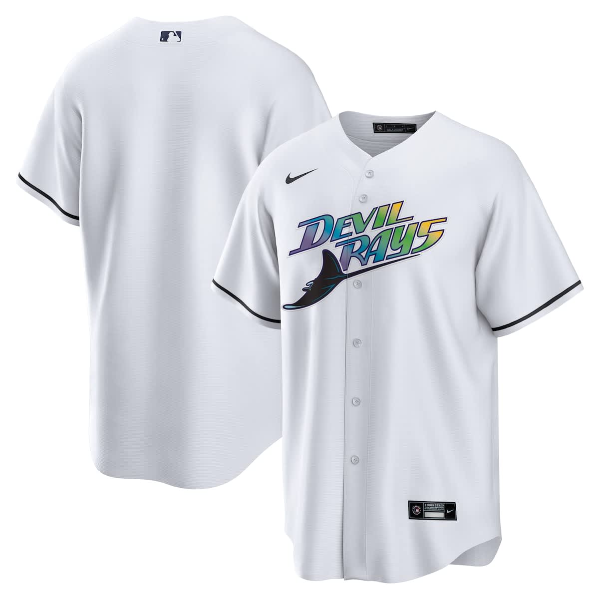 Men's Nike White Tampa Bay Rays Home Replica Team Jersey (Men