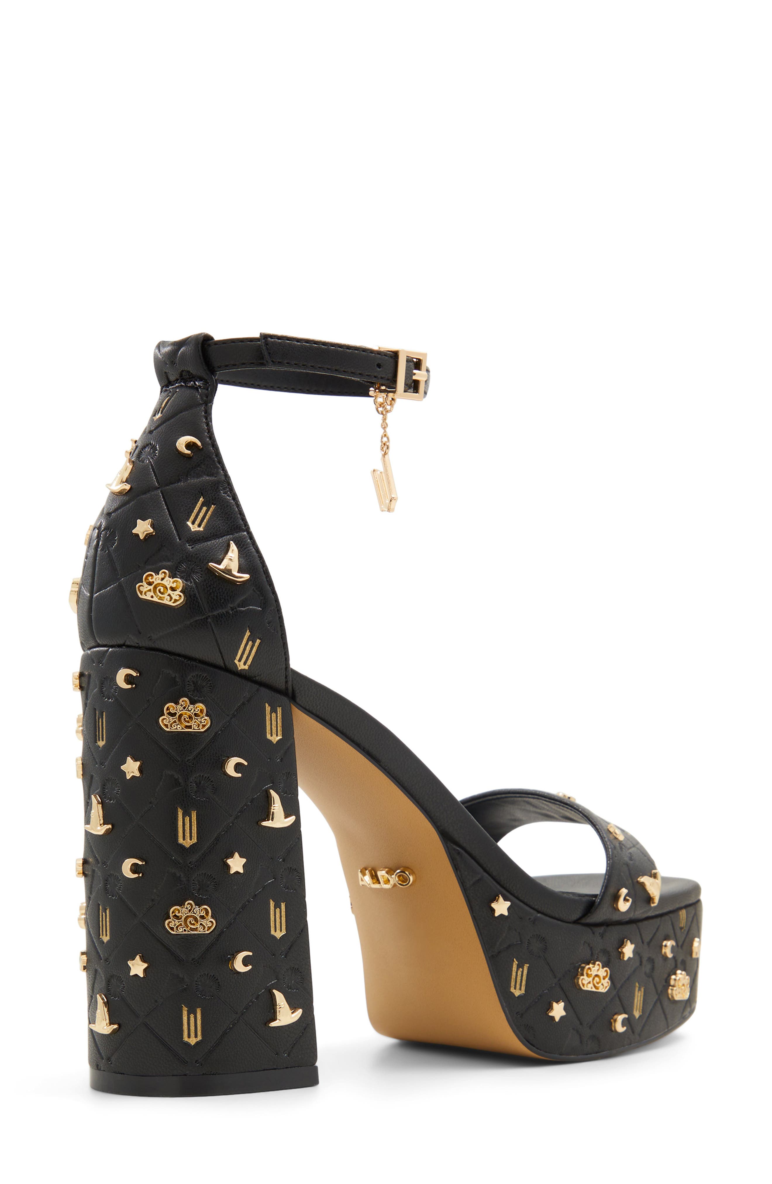 ALDO x Wicked Take Flight Ankle StrapPlatform Sandal, Alternate, color, 