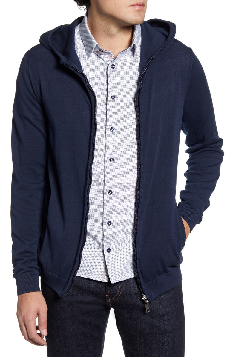 Stone Rose Zip Hoodie, Main, color, 