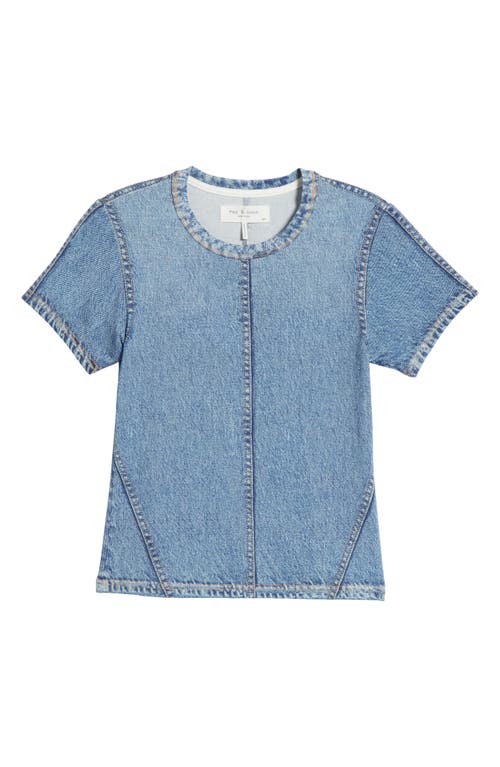 Rag & Bone Miramar Crewneck Baby Tee In Minetta