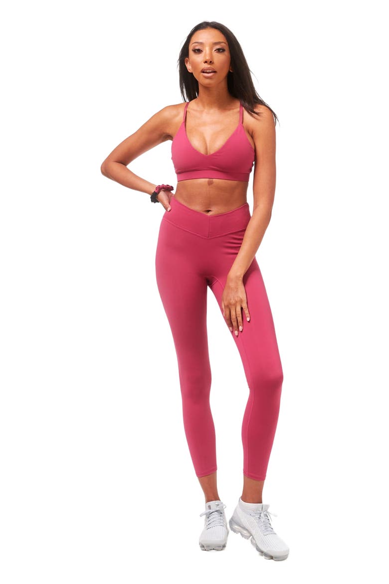 Vendetta Cloudlux Leggings 26", Main, color, Fuschia