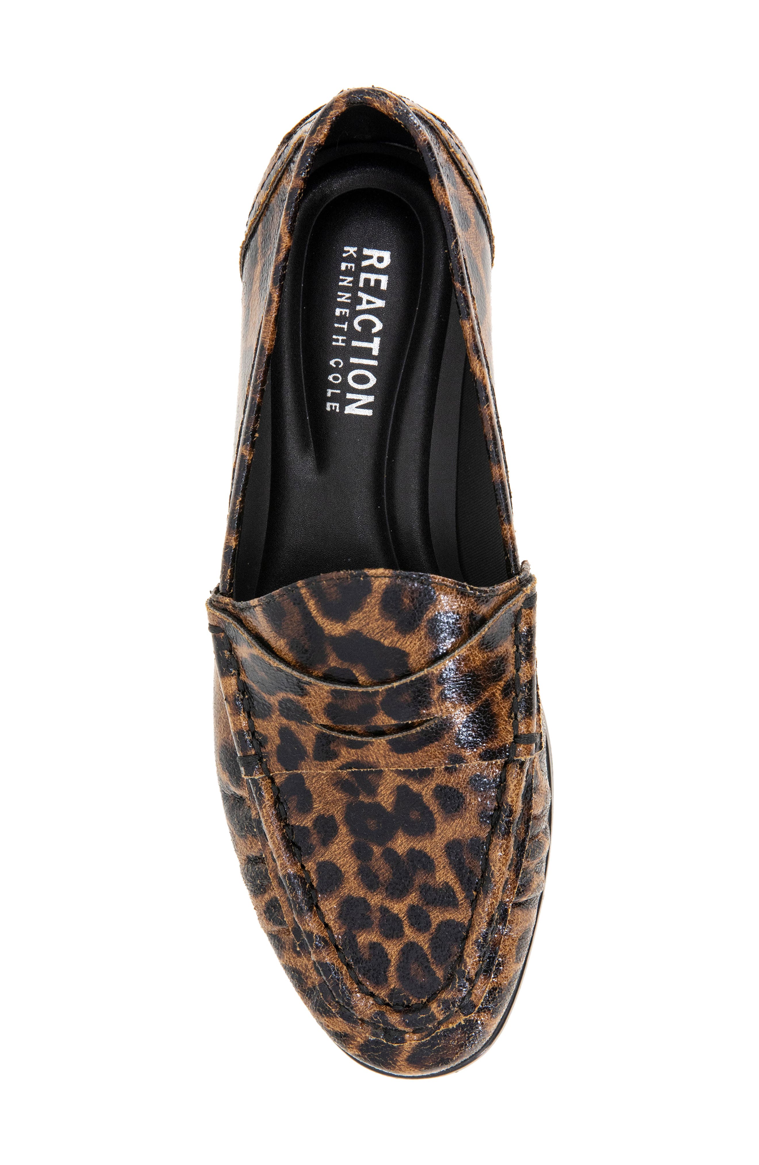 Zoila Penny Loafer, Alternate, color, LEOPARD