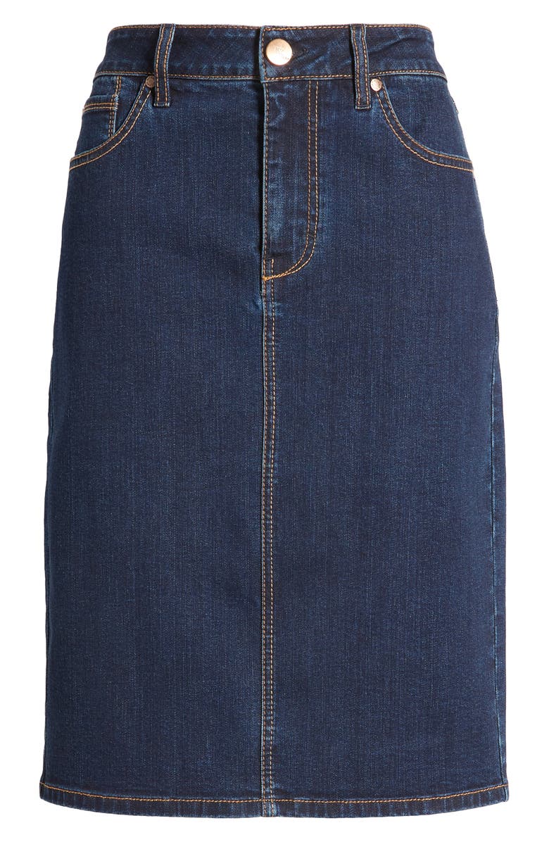 1822 Denim High Waist Denim Skirt, Alternate, color, 