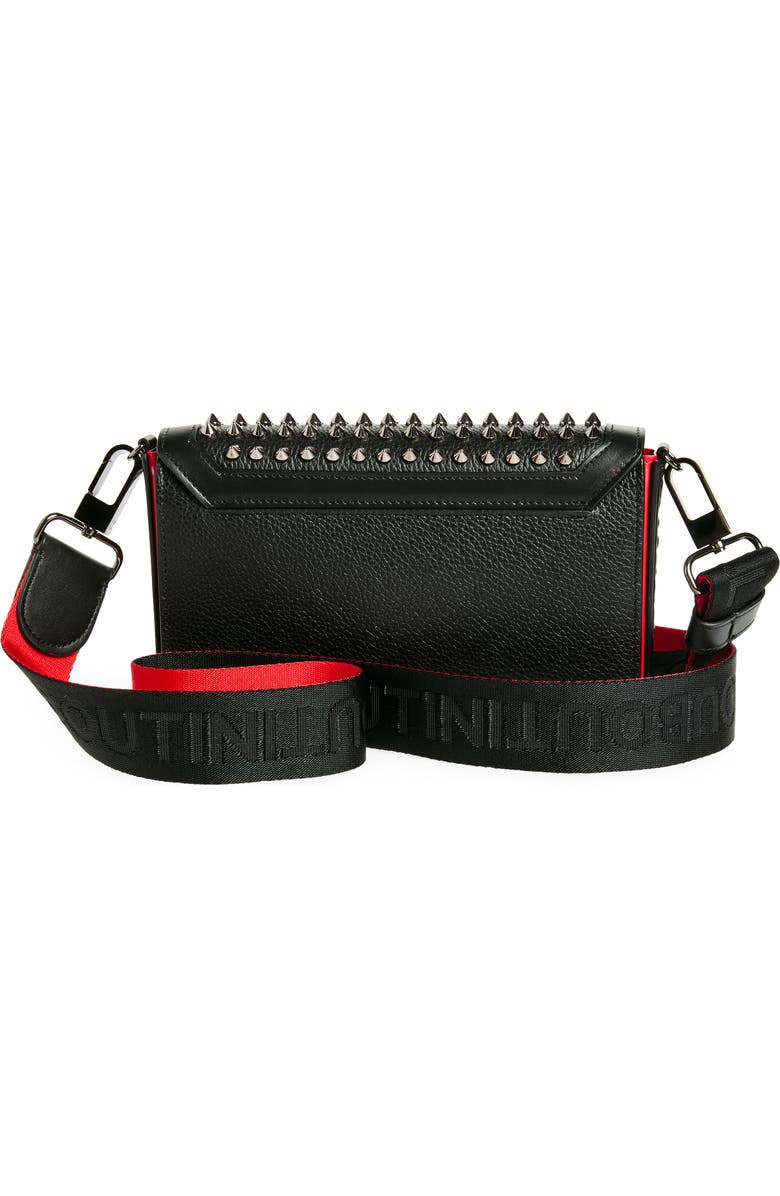 Christian Louboutin Funky Empire Leather Wallet on a Strap, Alternate, color,
