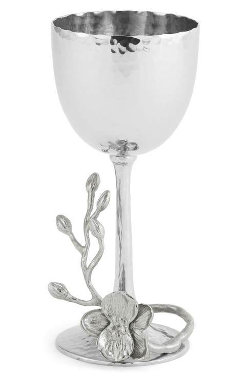 White Orchid Kiddush Cup