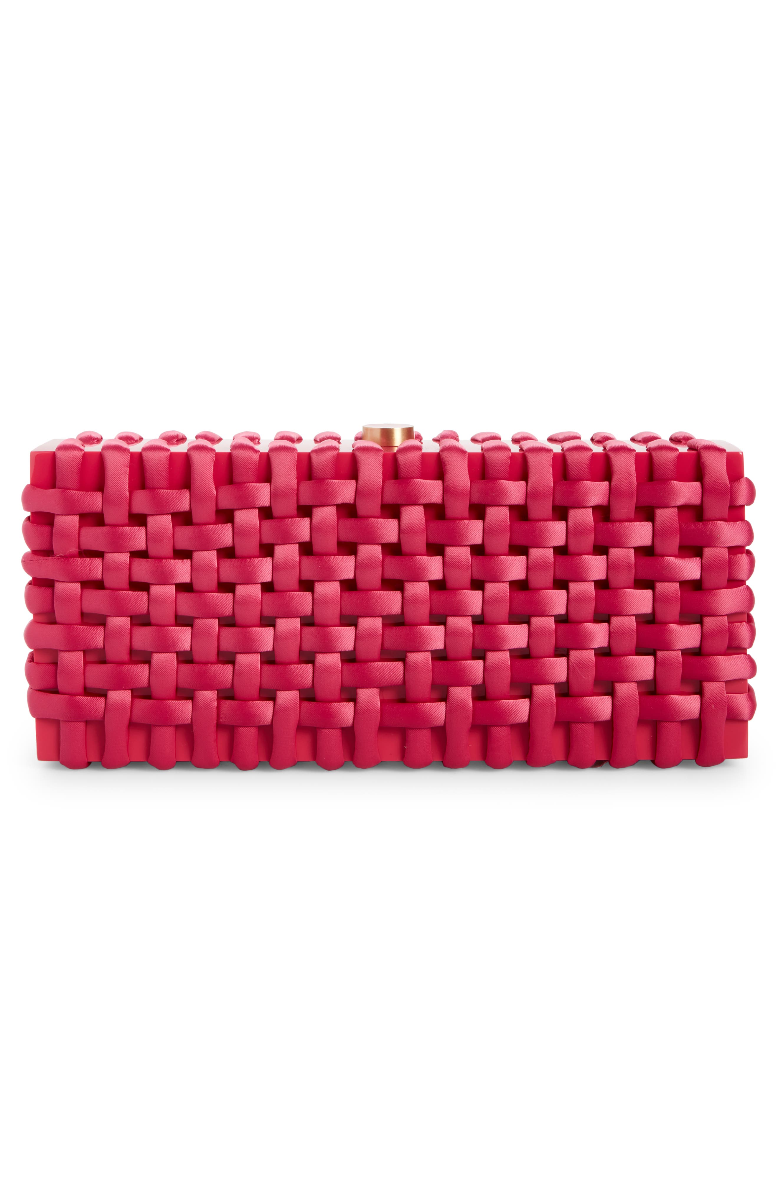 Cult Gaia Jasie Woven Box Clutch, Alternate, color, 