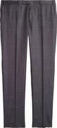 Canali Regular Fit Plaid Wool Pants