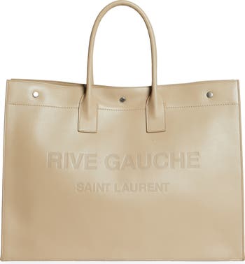 【関税&送料込】Saint Laurent Bridget 40 Rive Gauche Leather Saint Laurent Large Rive Gauche Leather Tote | Nordstrom