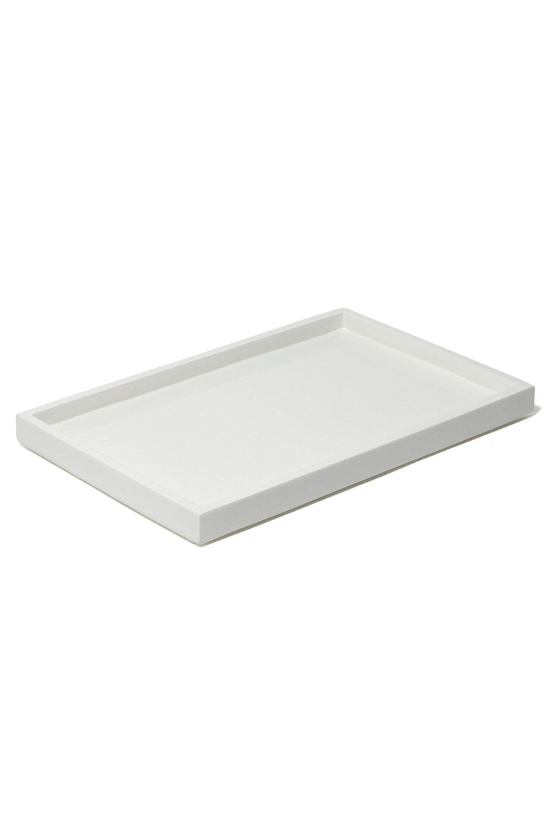 Lacquer Bath Tray, Main, color, White