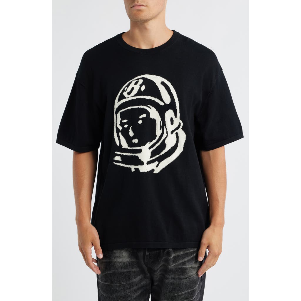 Billionaire Boys Club Bb Helmet Head Cotton Graphic Sweater Tee In Black