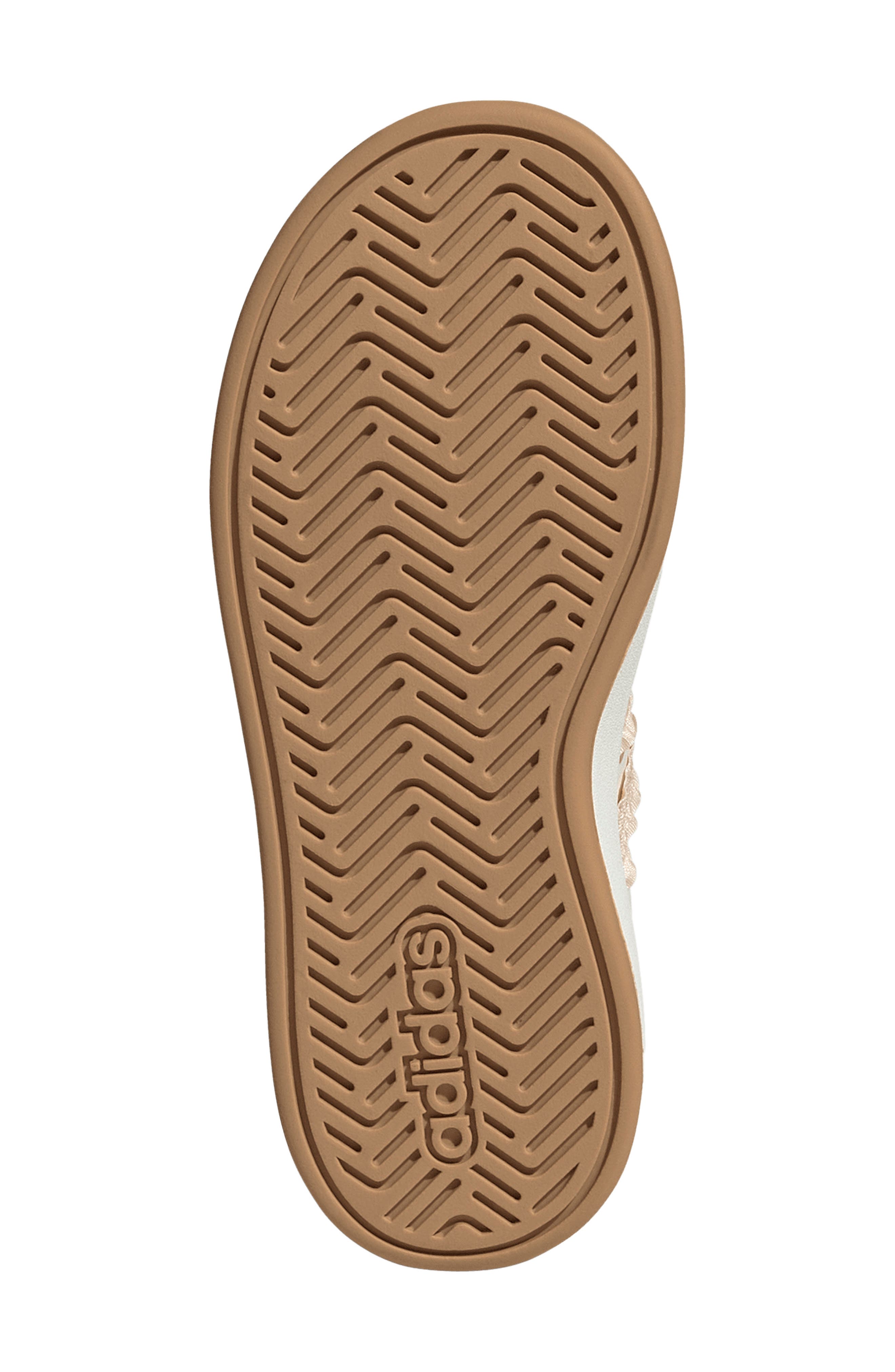 adidas Kids' Grand Court 3.0 Sneaker, Alternate, color, Core White/ Blush Pink/ Gum 3