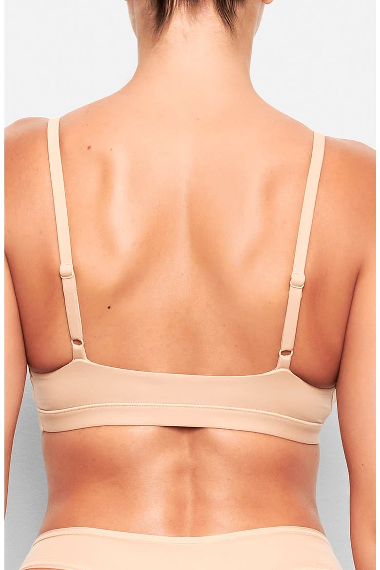 Fits Everybody Triangle Bralette, Alternate, color, CLAY