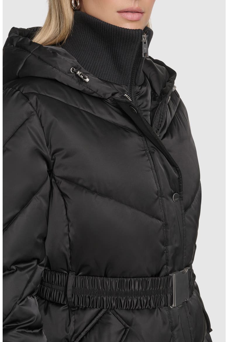 Mallee Water Resistant Hooded Parka, Alternate, color, BLACK