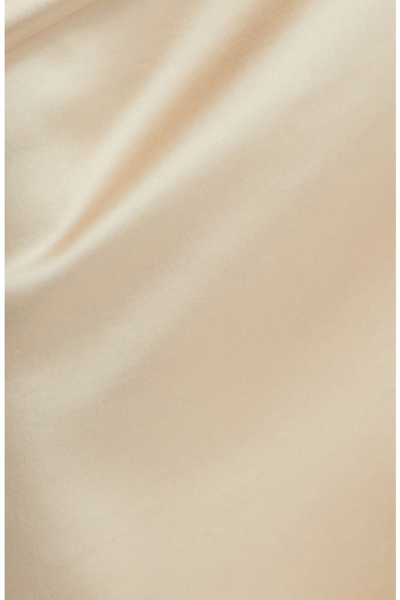 Edfu Ruched Satin Skirt, Alternate, color, SAND