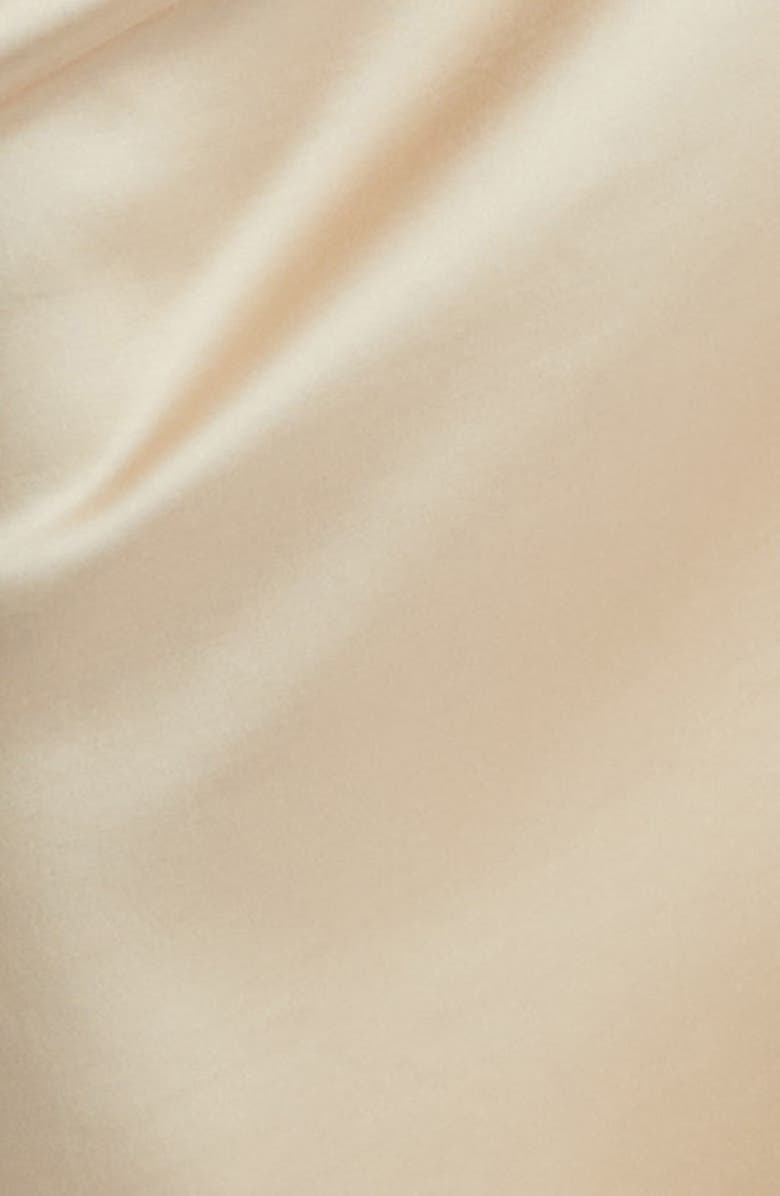 Rick Owens Edfu Ruched Satin Skirt, Alternate, color, Sand