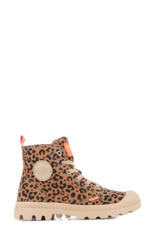Palladium Pampa Hi Zip Faux Fur Boot In Multi