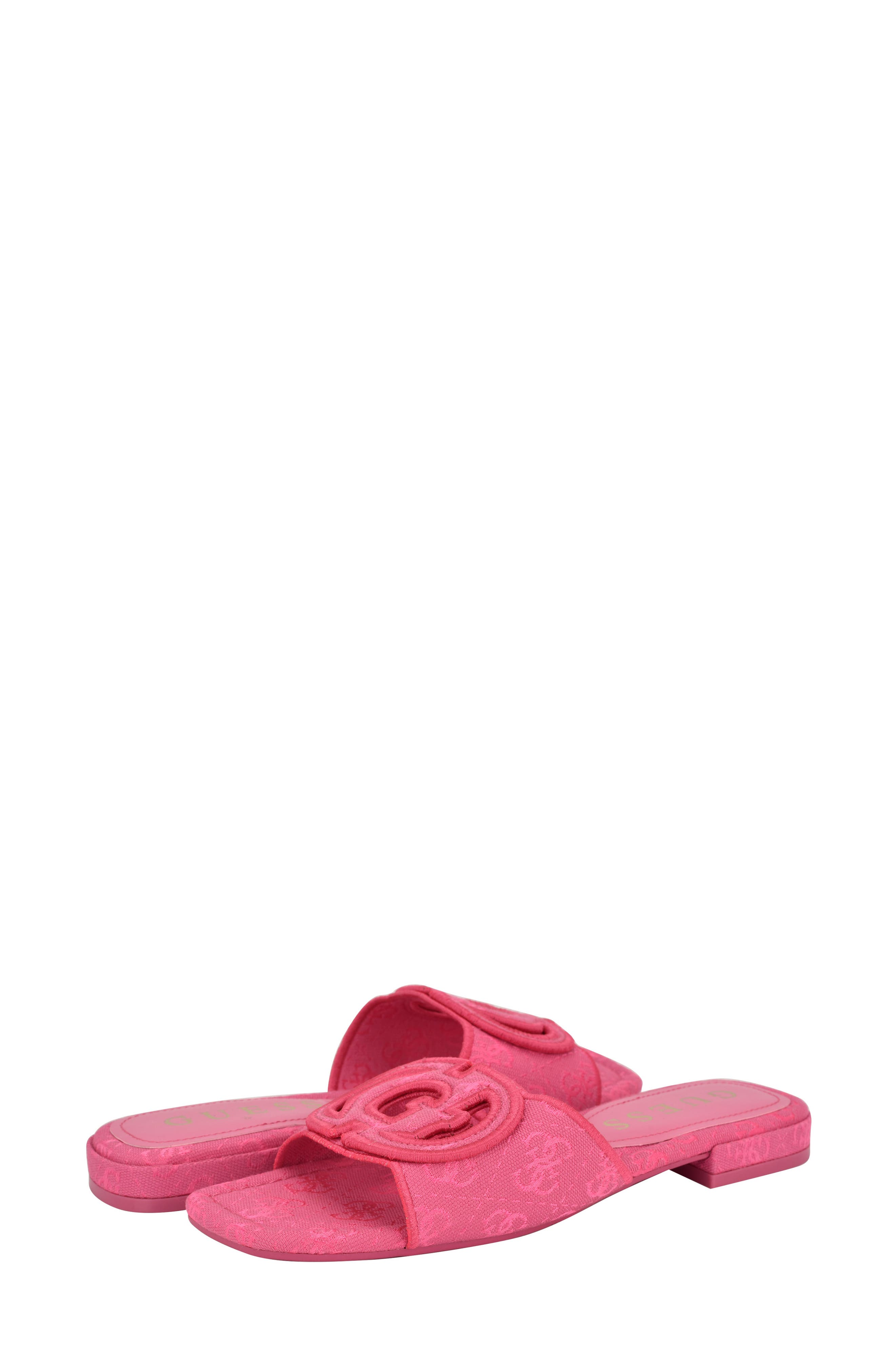 GUESS Tarishae Slide Sandal, Alternate, color, Medium Pink
