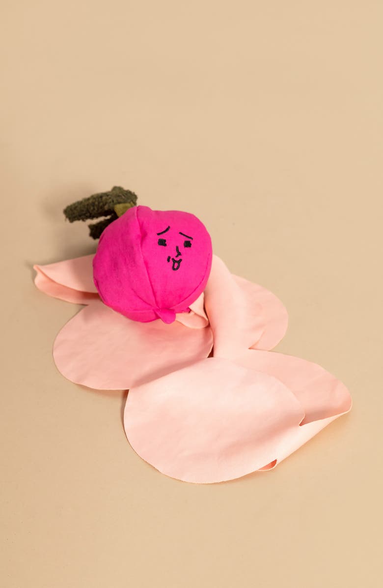 the furryfolks Radish Nosework Toy, Alternate, color, Pink