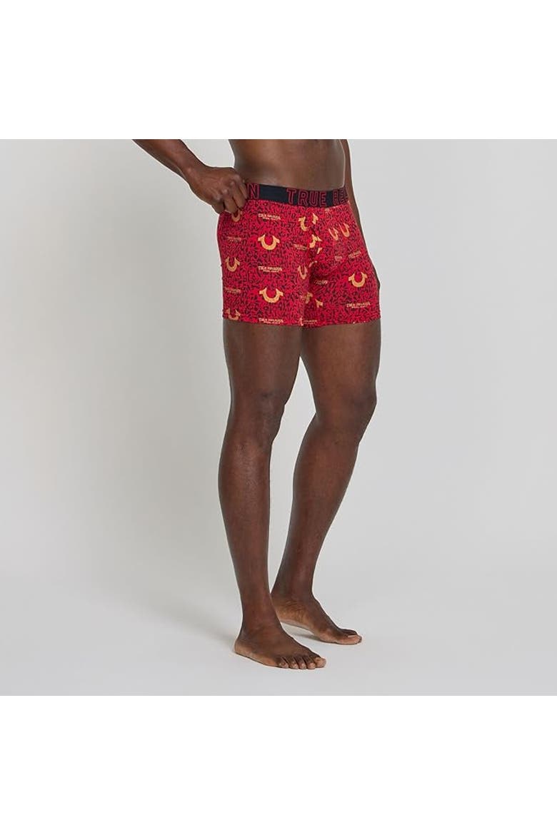 Boxer Briefs Stretch Underwear Pack of 6, Alternate, color, Red