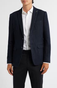 John Varvatos Star USA Varick Slim Fit Knit Sport Coat