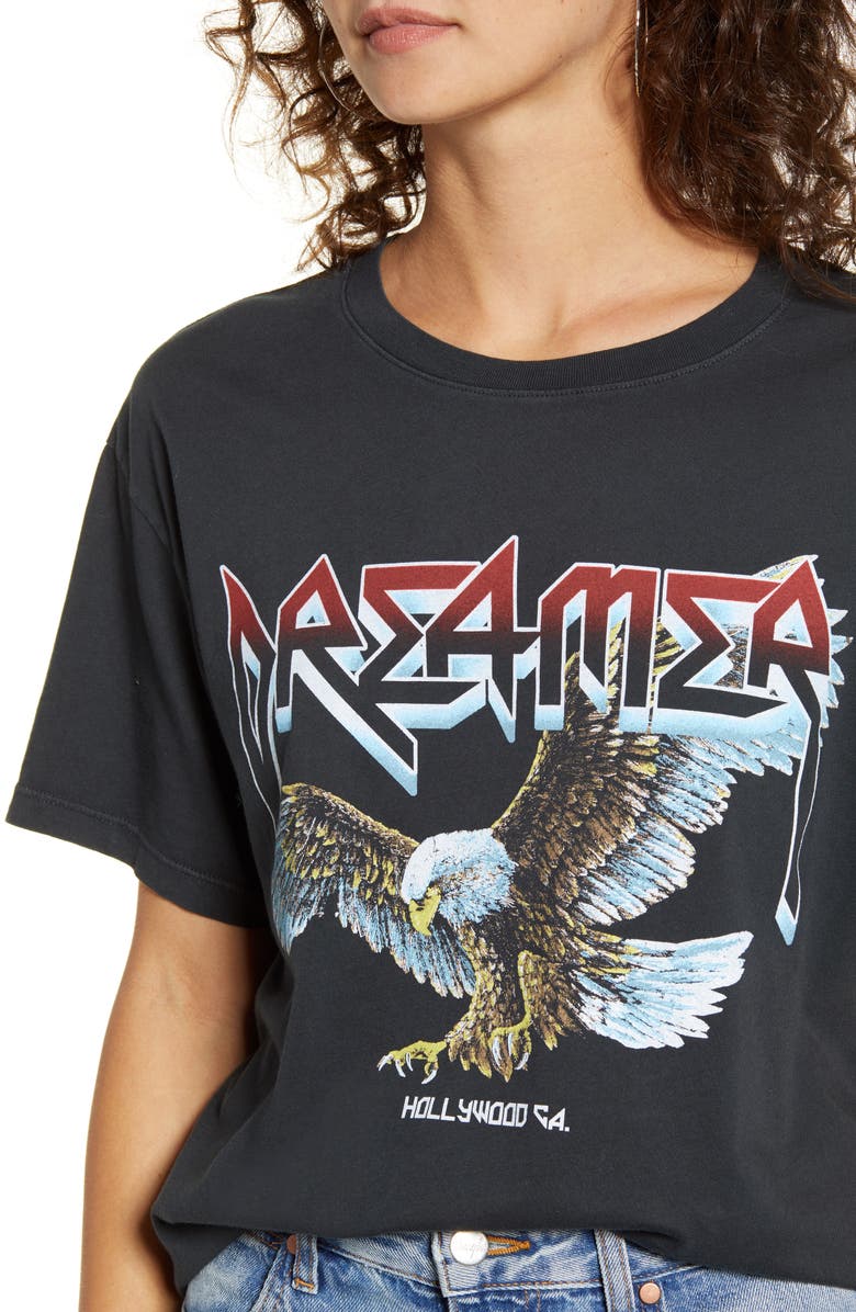 Day Eagle Graphic Boyfriend Tee, Alternate, color, 