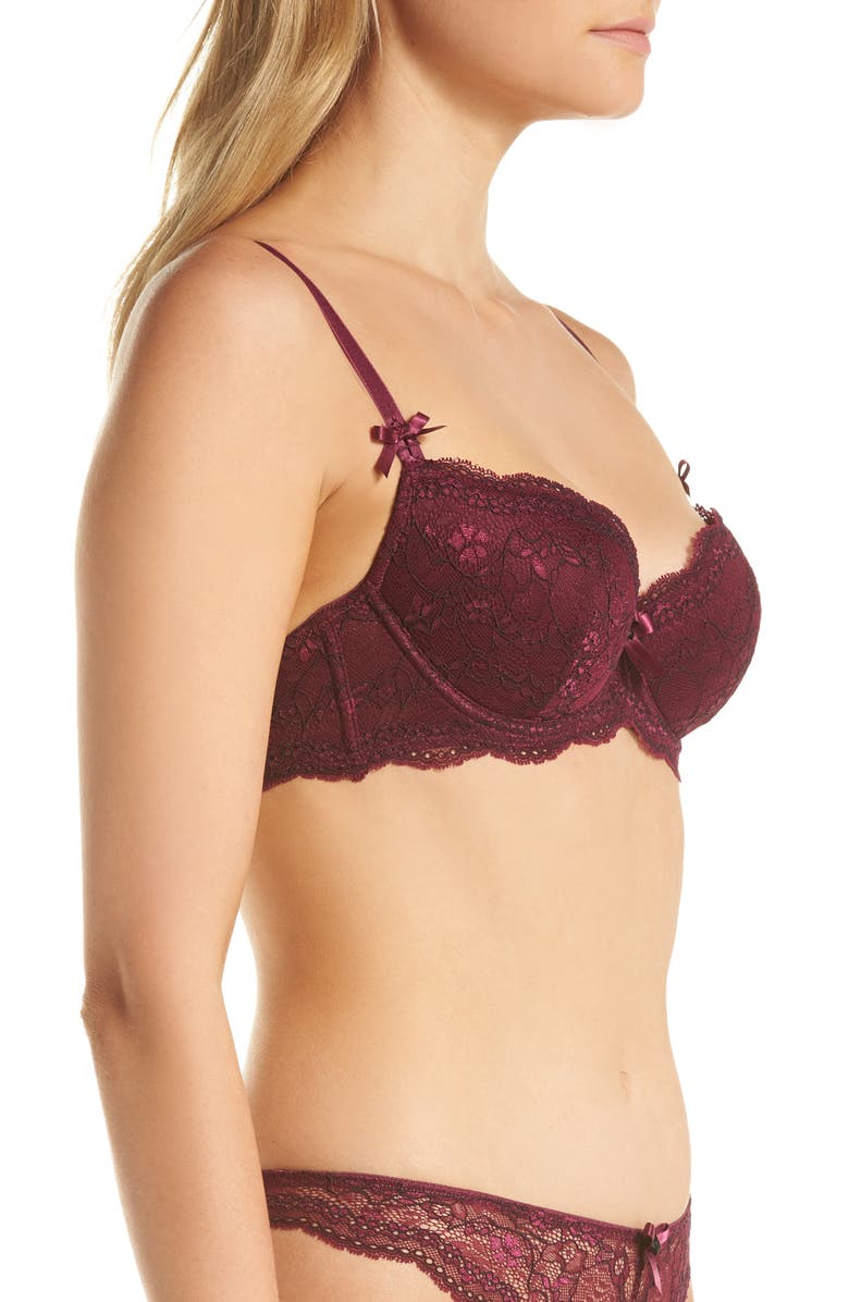Boux Avenue Chloe Balconette Bra, Alternate, color, 
