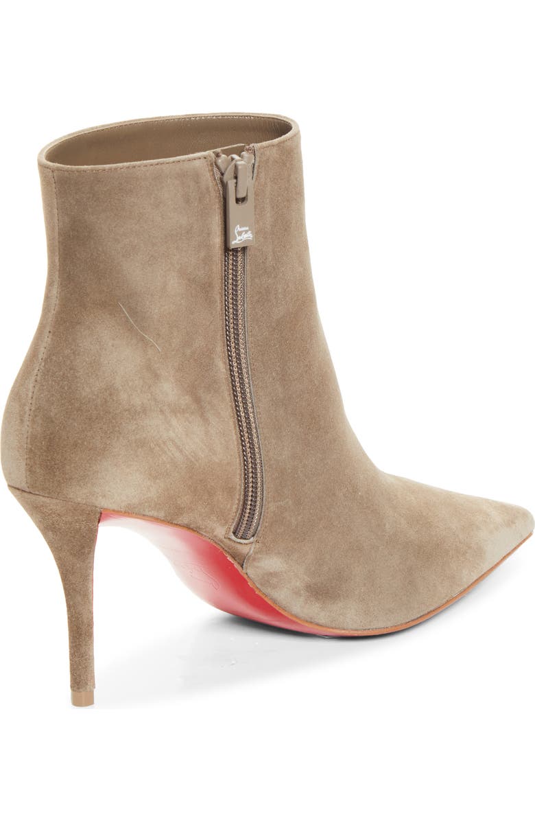 Christian Louboutin Miss Z Pointed Toe Bootie, Alternate, color, Silex